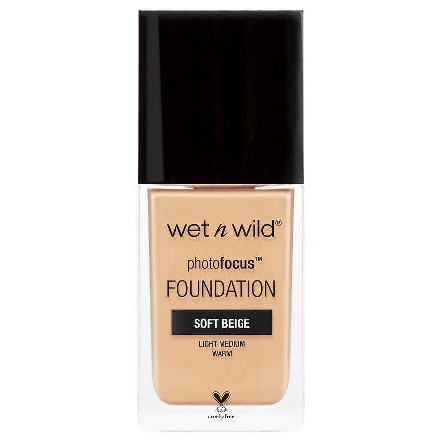 wet n wild Photo Focus Matte Foundation SOFT BEIGE 30 ml Hellbraun