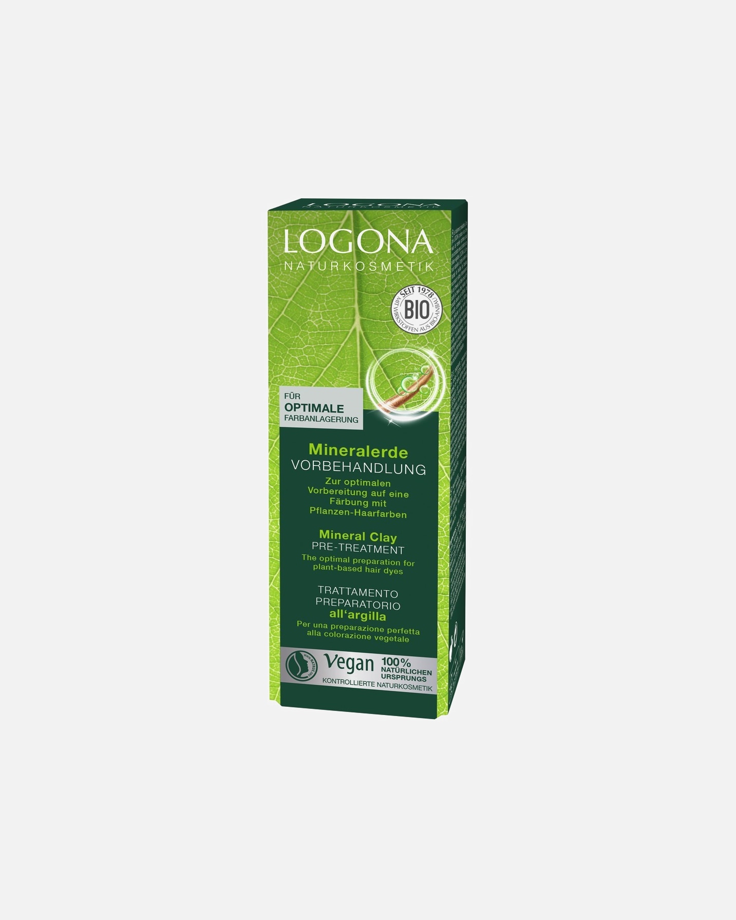 Haarkur für Unisex Logona Mineralerde Vorbehandlung 100 ml