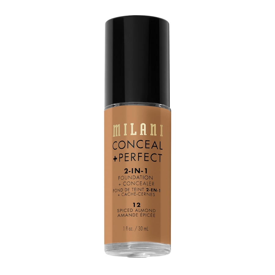 Milani Conceal + Perfect 2in1 Foundation 12 - SPICED ALMOND 30 ml Hellbraun