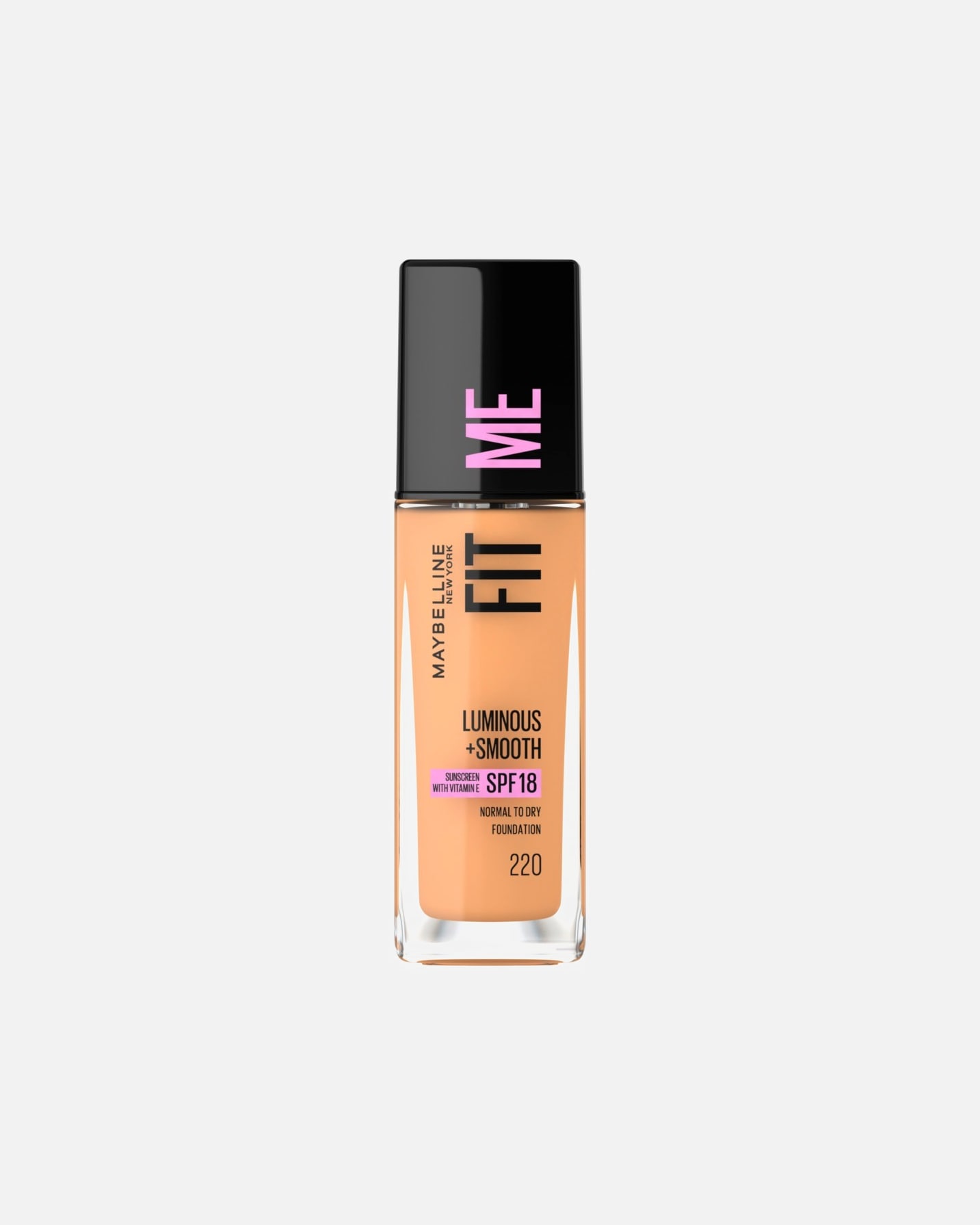 Foundation für Unisex Maybelline Fit Me! Liquid Make-Up Nr. 220 - Natural Beige