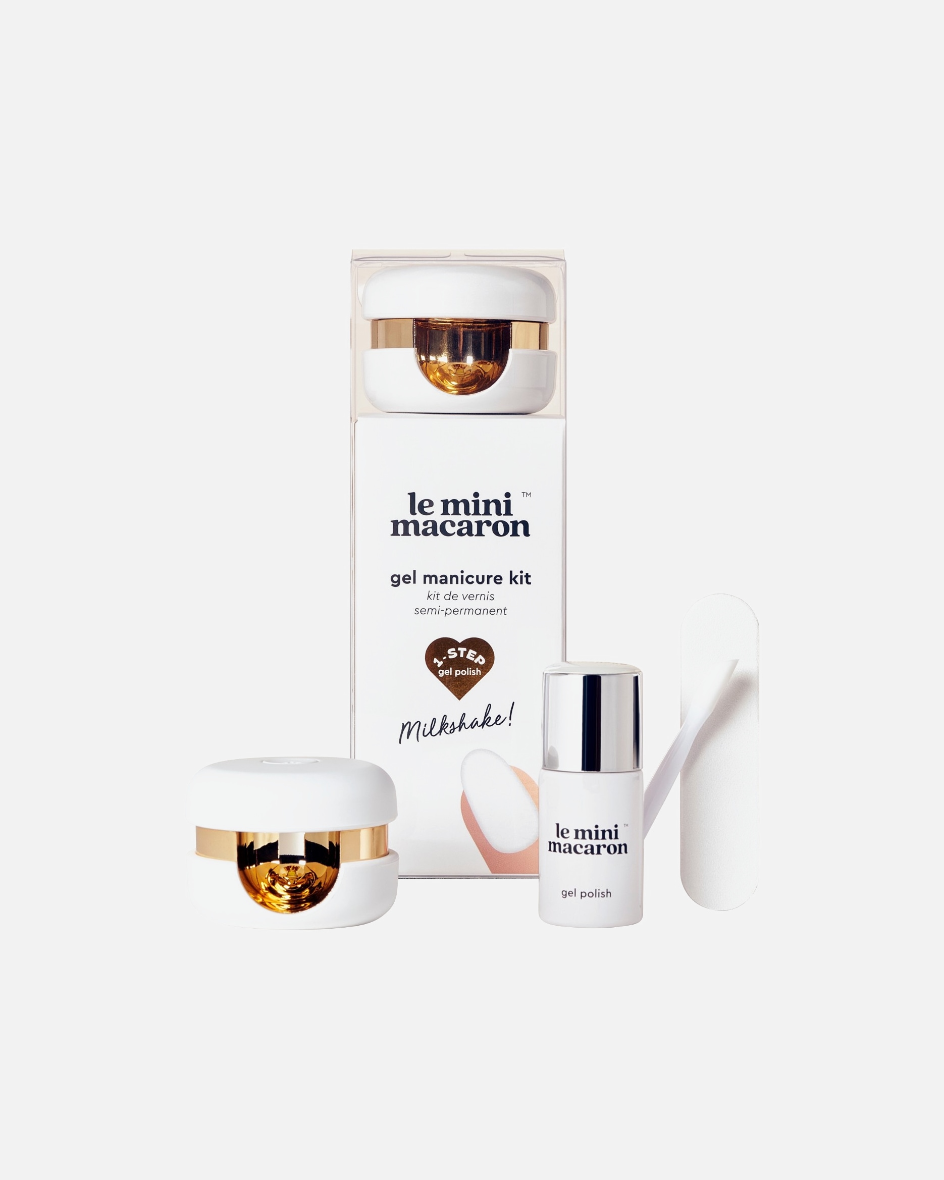 Nagellack-Set für Unisex Le Mini Macaron Gel Manicure Kit - Milkshake MILKSHAKE
