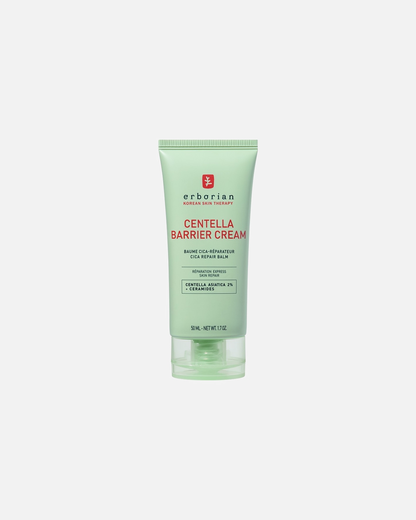 Tagescreme für Unisex ERBORIAN Centella Barrier Cream - Cica Repair-Balsam 50 ml