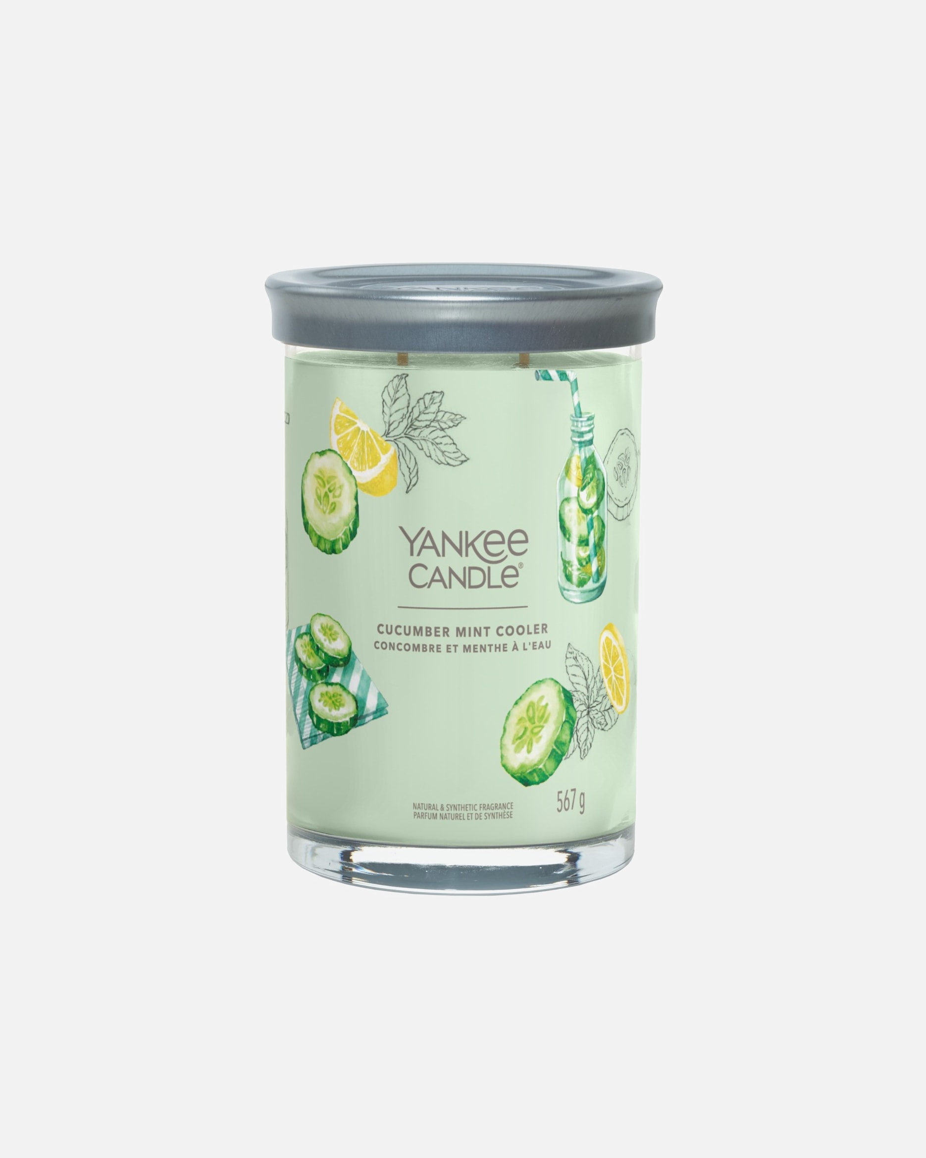 Kerze für Unisex YANKEE CANDLE Default Brand Line Cucumber Mint Cooler 567 g - Signature Tumbler
