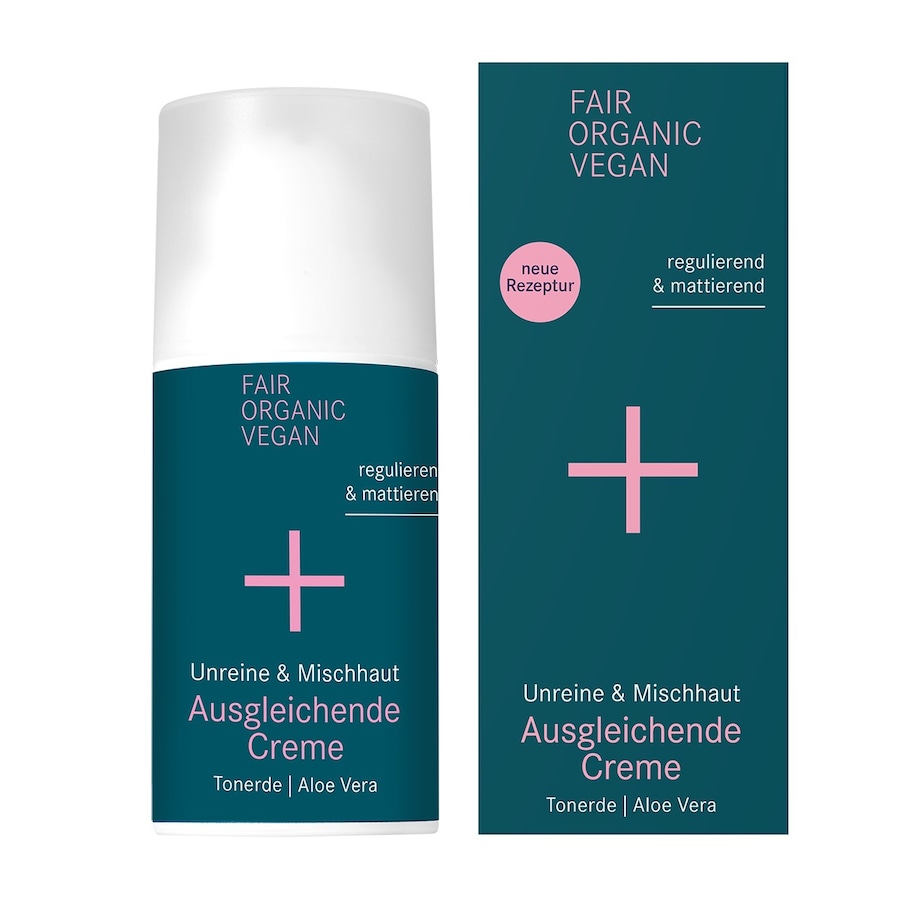 i+m Unreine und Mischhaut Balance Ausgleichende Creme Tonerde Aloe Vera Gesichtscreme 30 ml
