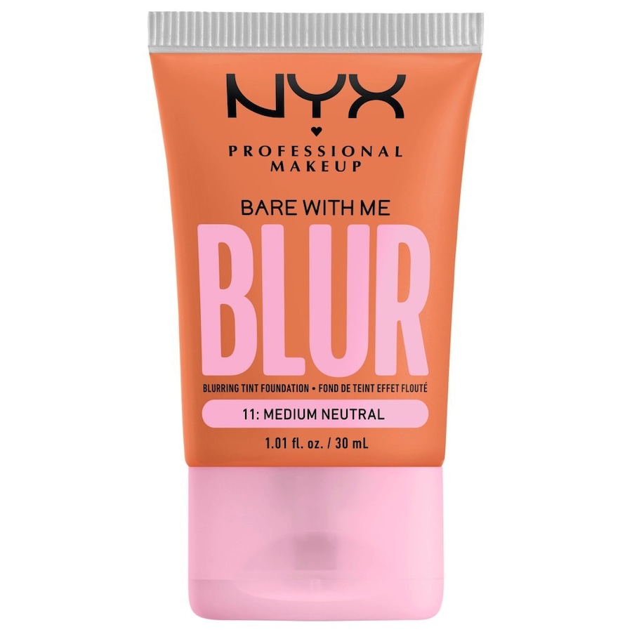 NYX Professional Makeup Bare With Me Blur Skin Tint Foundation MEDIUM NEUTRAL 30 ml Hellbraun