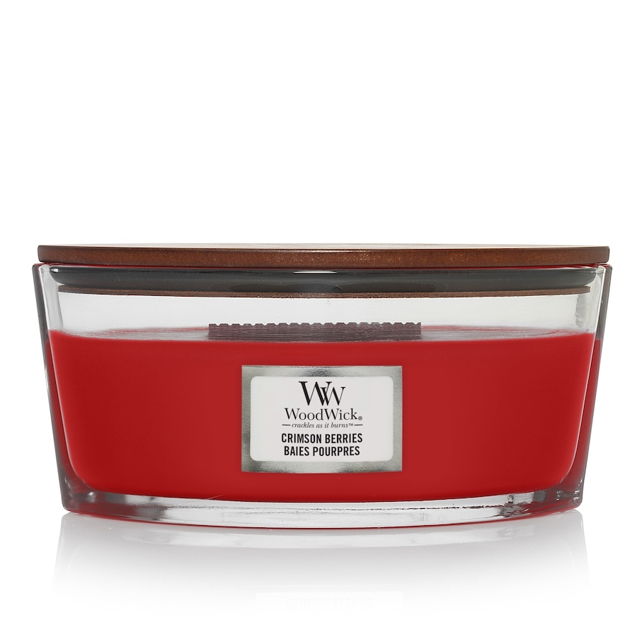 WoodWick Crimson Berries Kerze Ellipse Jar 454 g