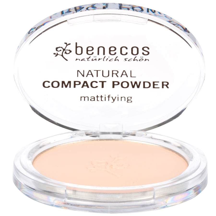 benecos Natural Compact Powder - Porcelain 9g Puder 9 g Nude
