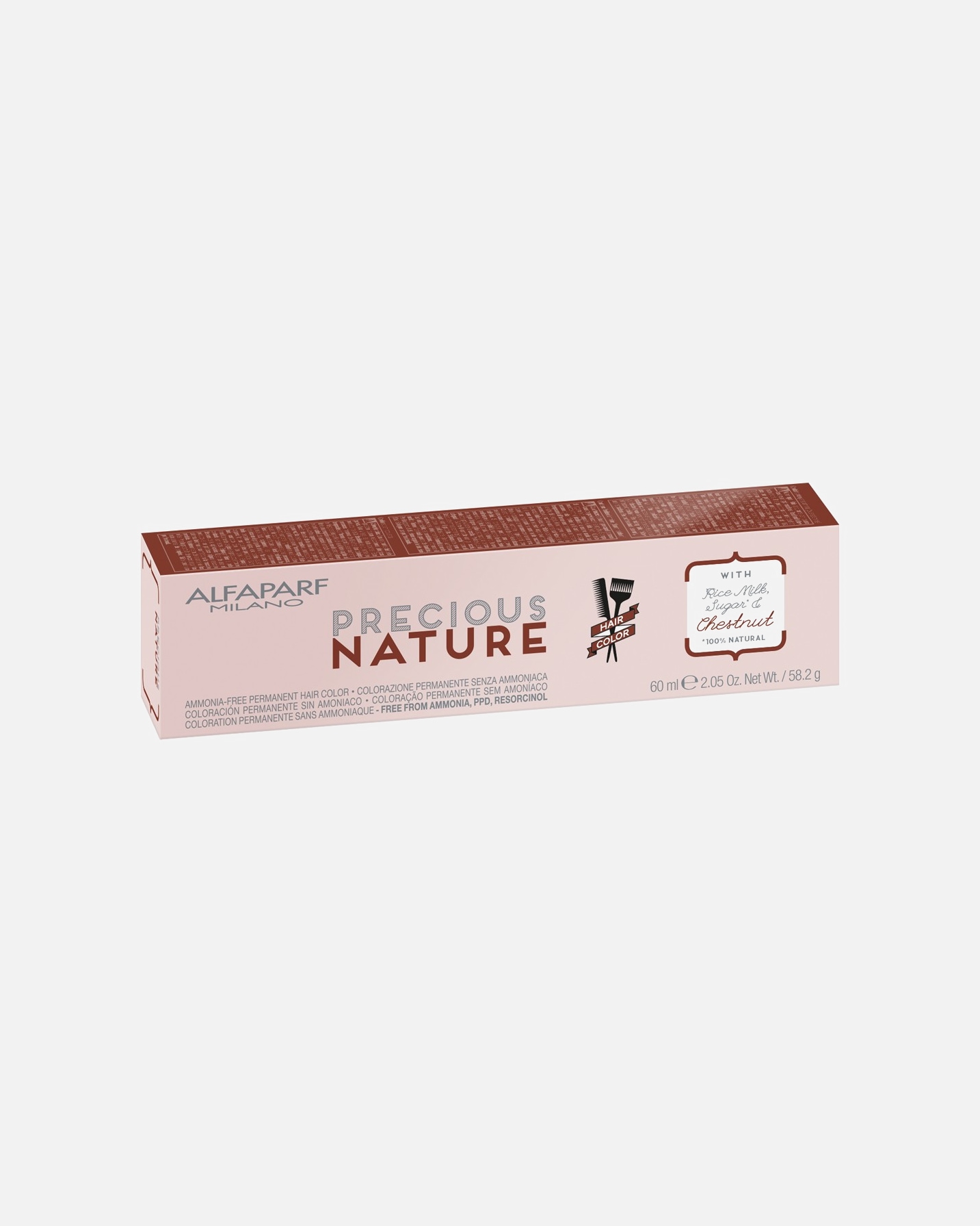 Haarfarbe für Unisex ALFAPARF MILANO Precious Nature Hazelnut 1 - SCHWARZ
