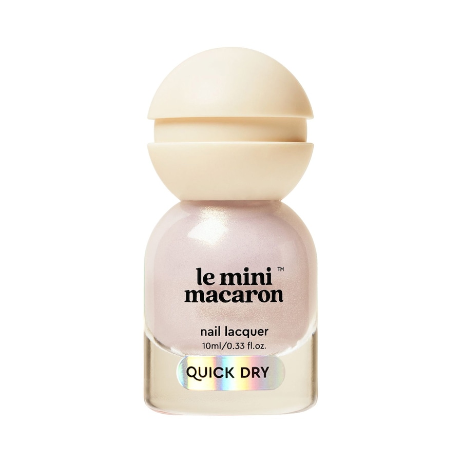 Le Mini Macaron Nail Lacquer Quick Dry Nagellack PINK QUARTZ 10 ml Weiss