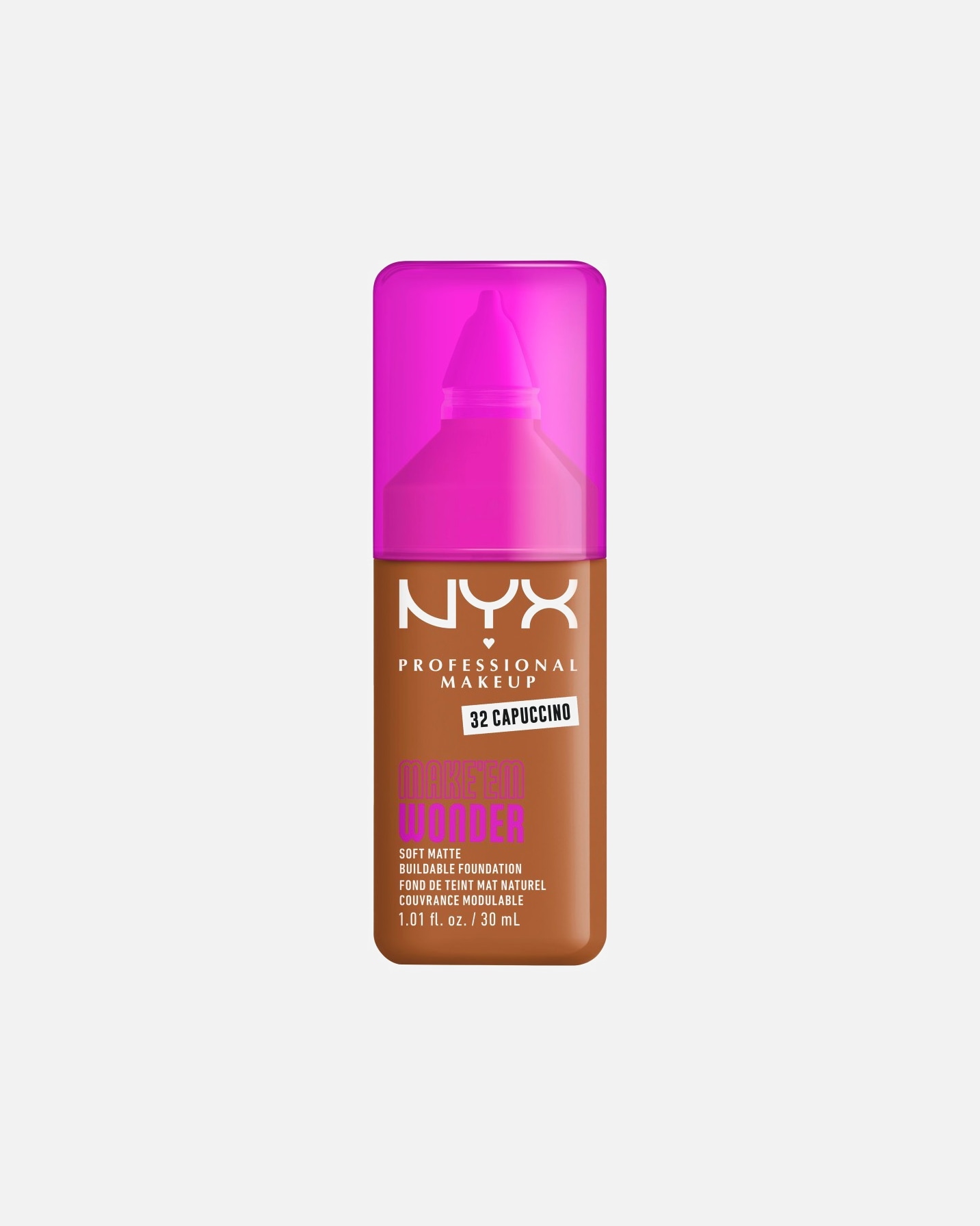 Foundation für Weiblich NYX Professional Makeup Default Brand Line Make 'EM Wonder 32 - CAPUCCINO