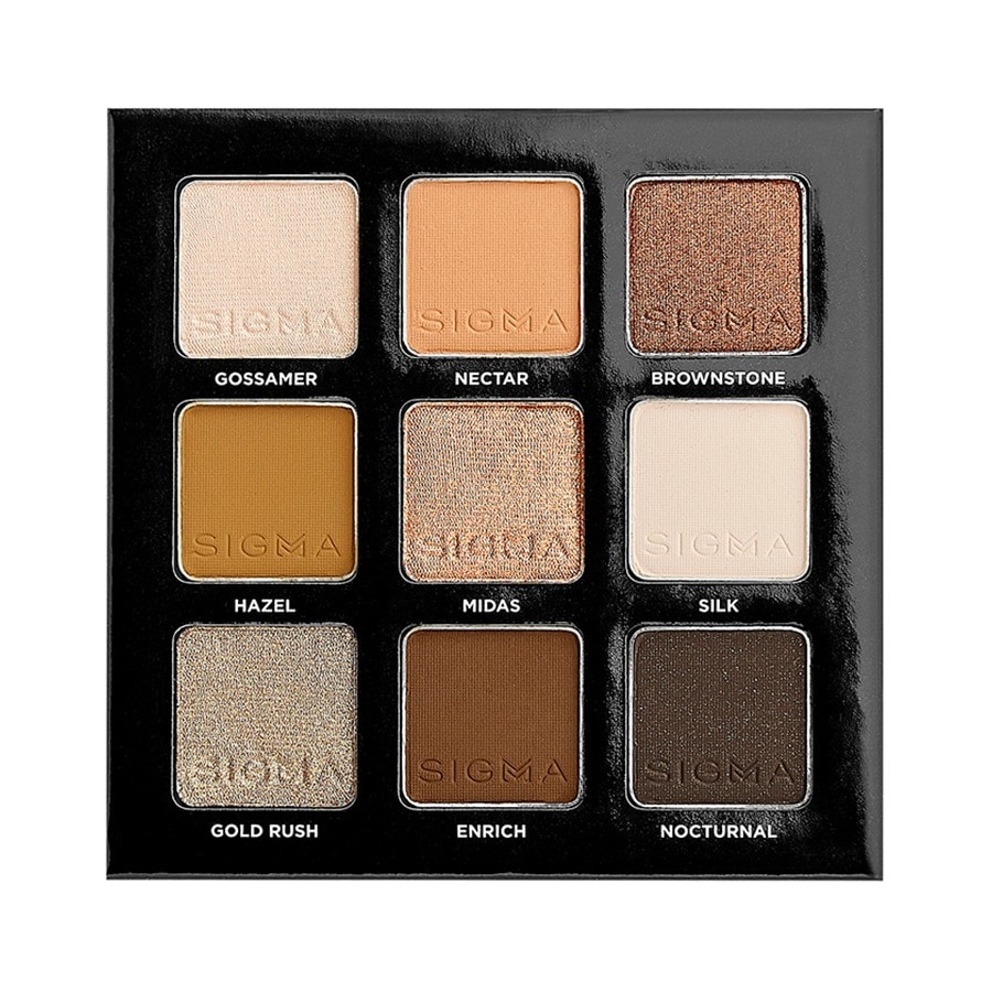 Sigma Ritzey Eyeshadow Palette Lidschatten RITZY 9 g Braun
