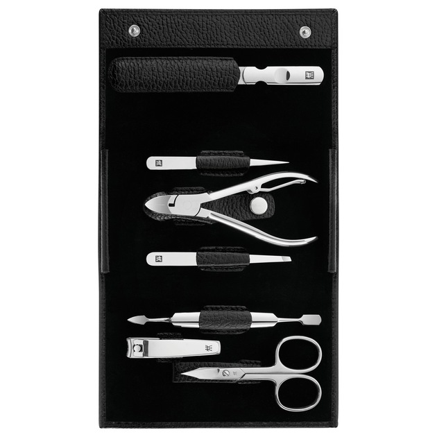 ZWILLING Beauty Classic Manicure Set 7pcs. Leather, Black