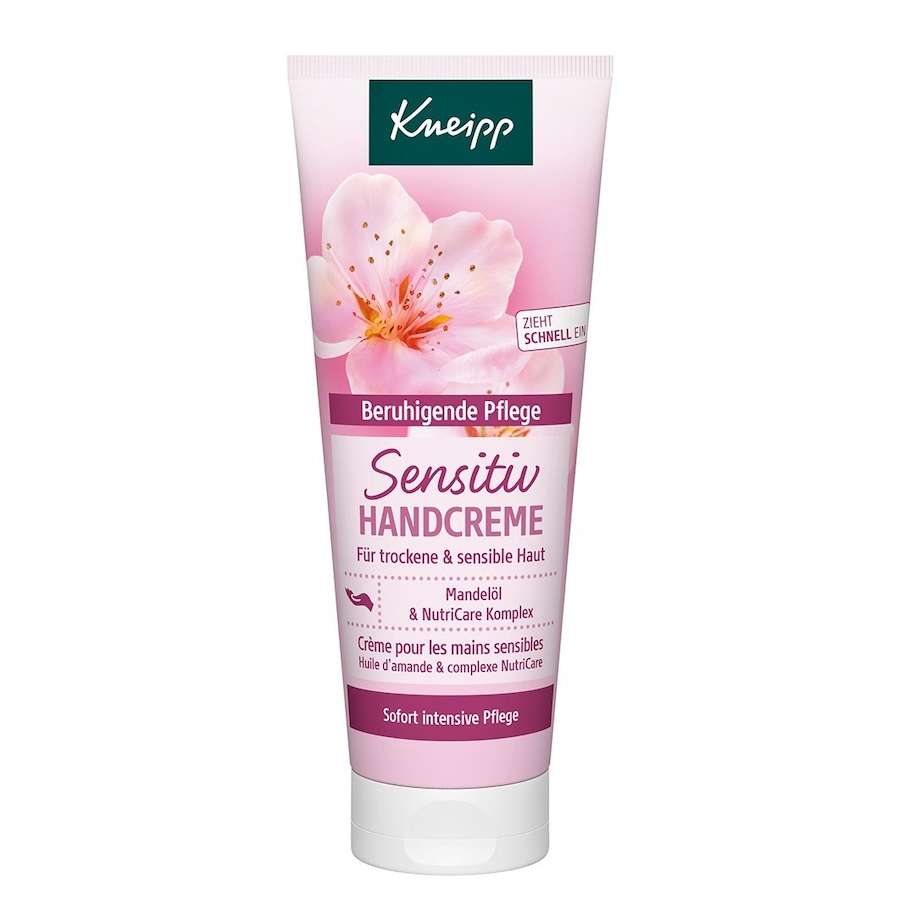 Kneipp Mandelblüte Hautzart Sensitiv-Handcreme Mandelblüten - Mandelöl Körpercreme 75 ml Damen