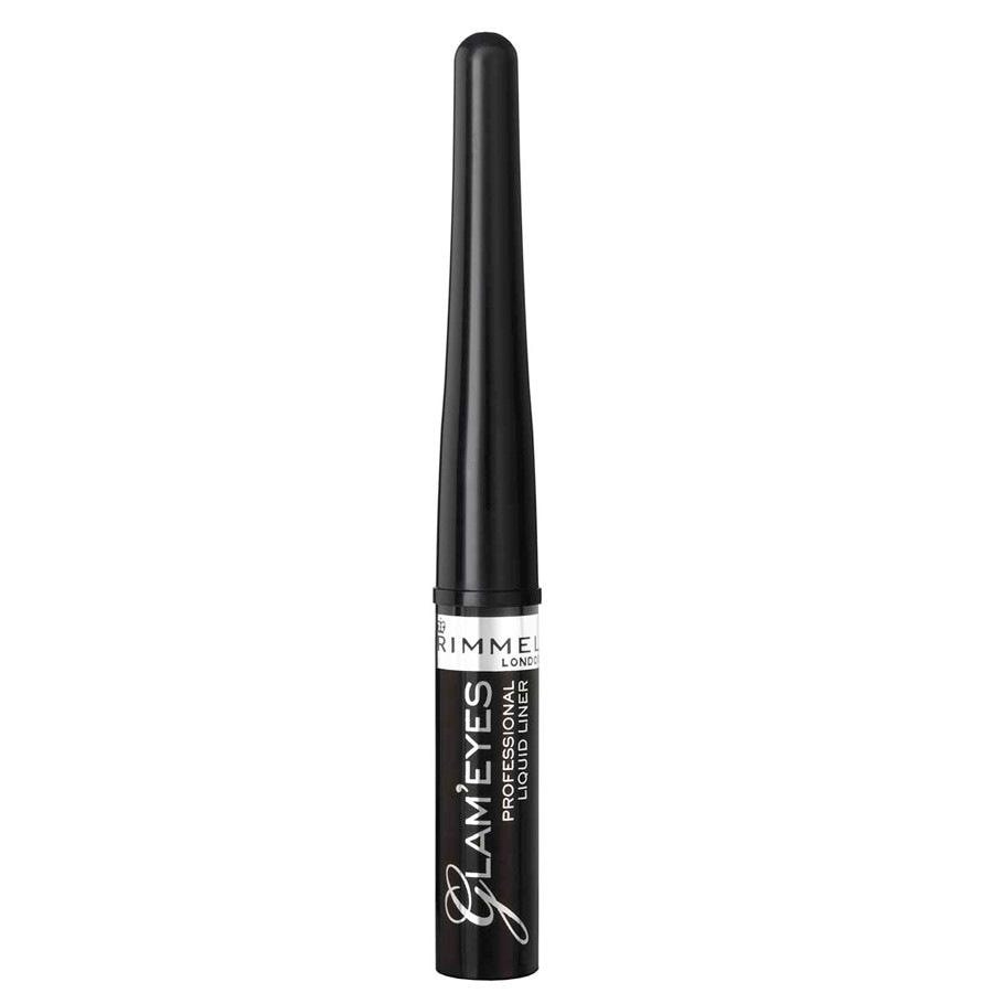 Rimmel London Glam'Eyes Professionelle Flüssigkeit Eyeliner 4 ml Schwarz Damen