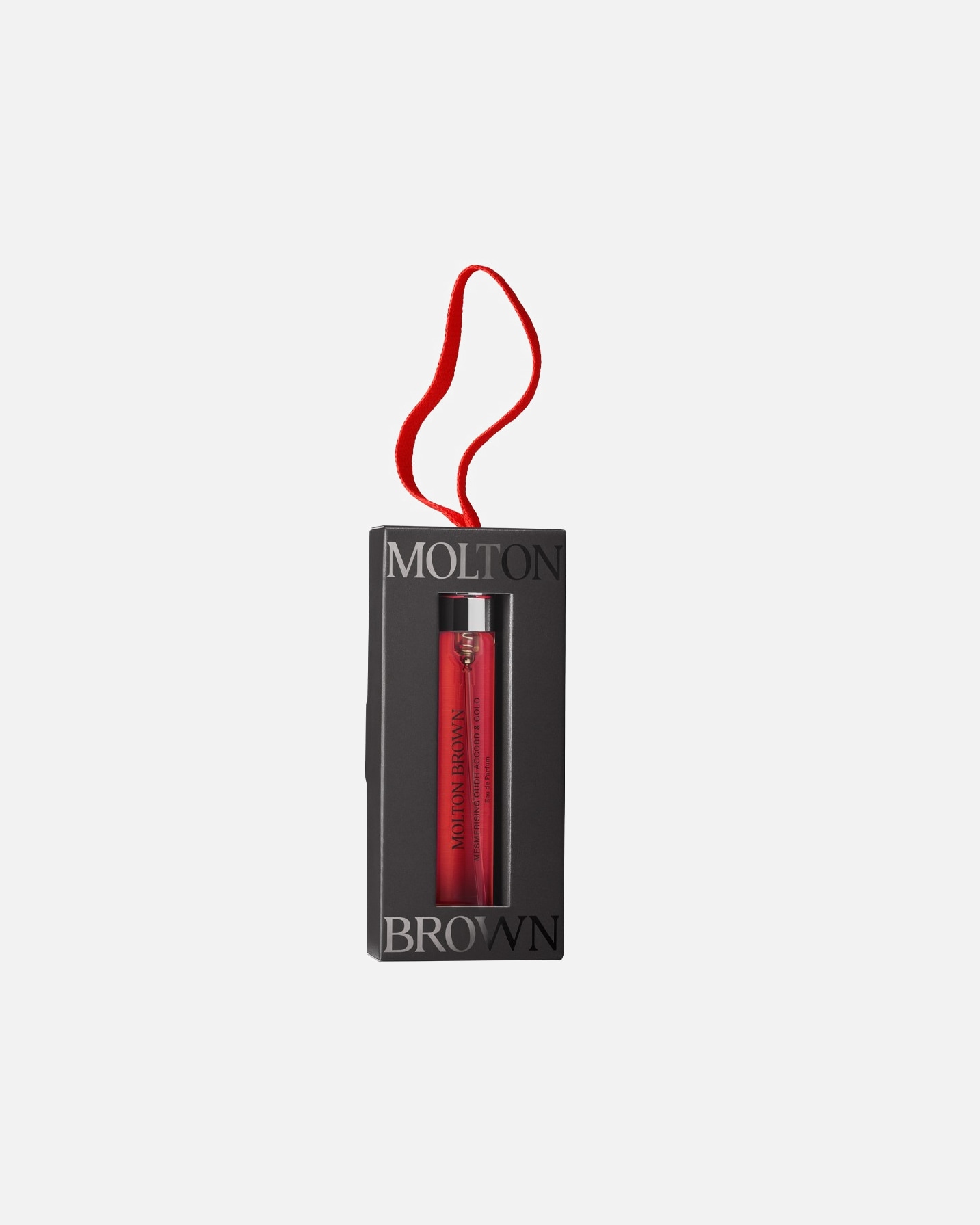 Eau de Parfum für Unisex Molton Brown Mesmerising Oudh Accord & Gold Duft-Weihnachtsbaumkugel 7.5 ml