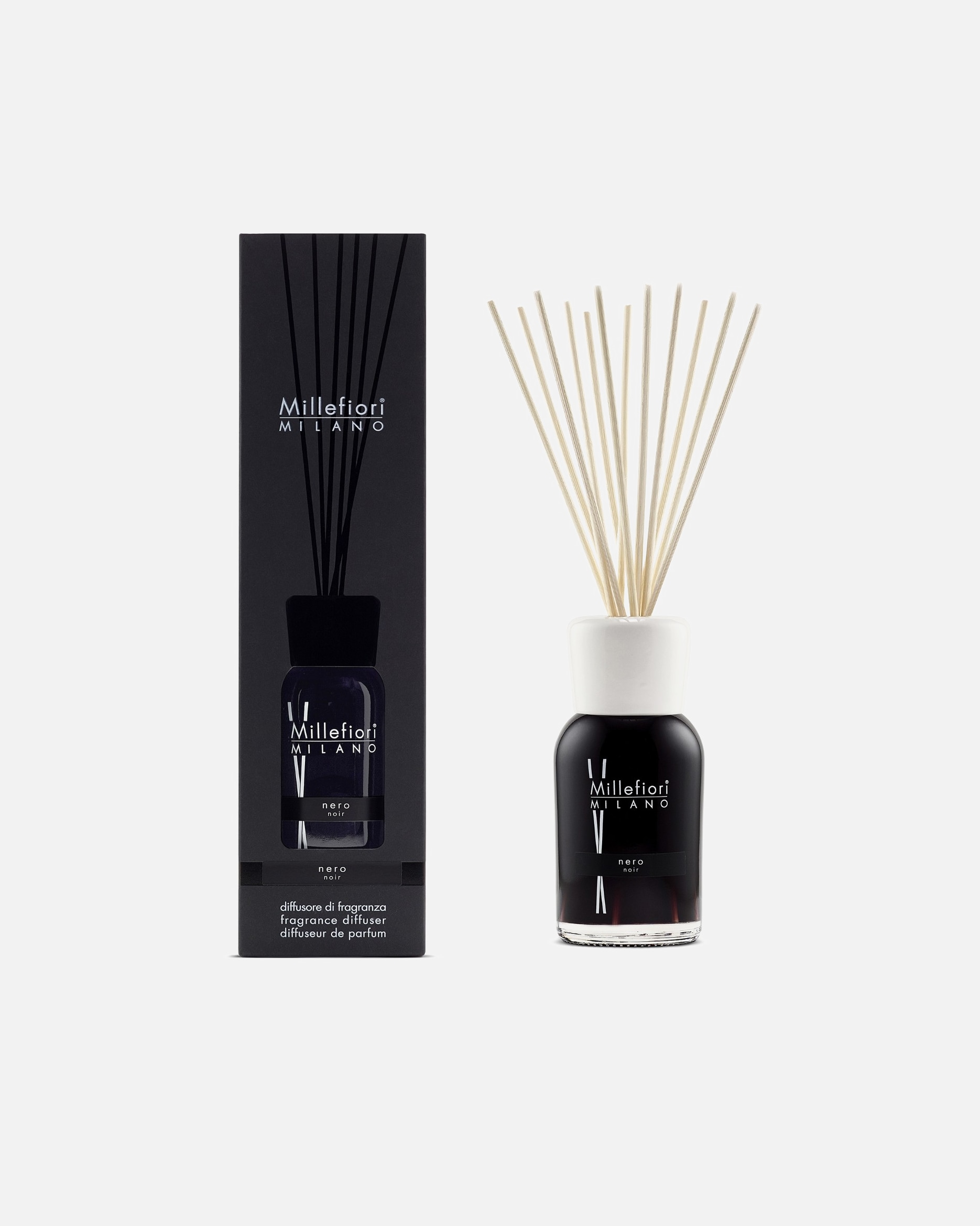 Raumduft für Unisex Millefiori MILANO Reed Diffuser Nero 500 ml