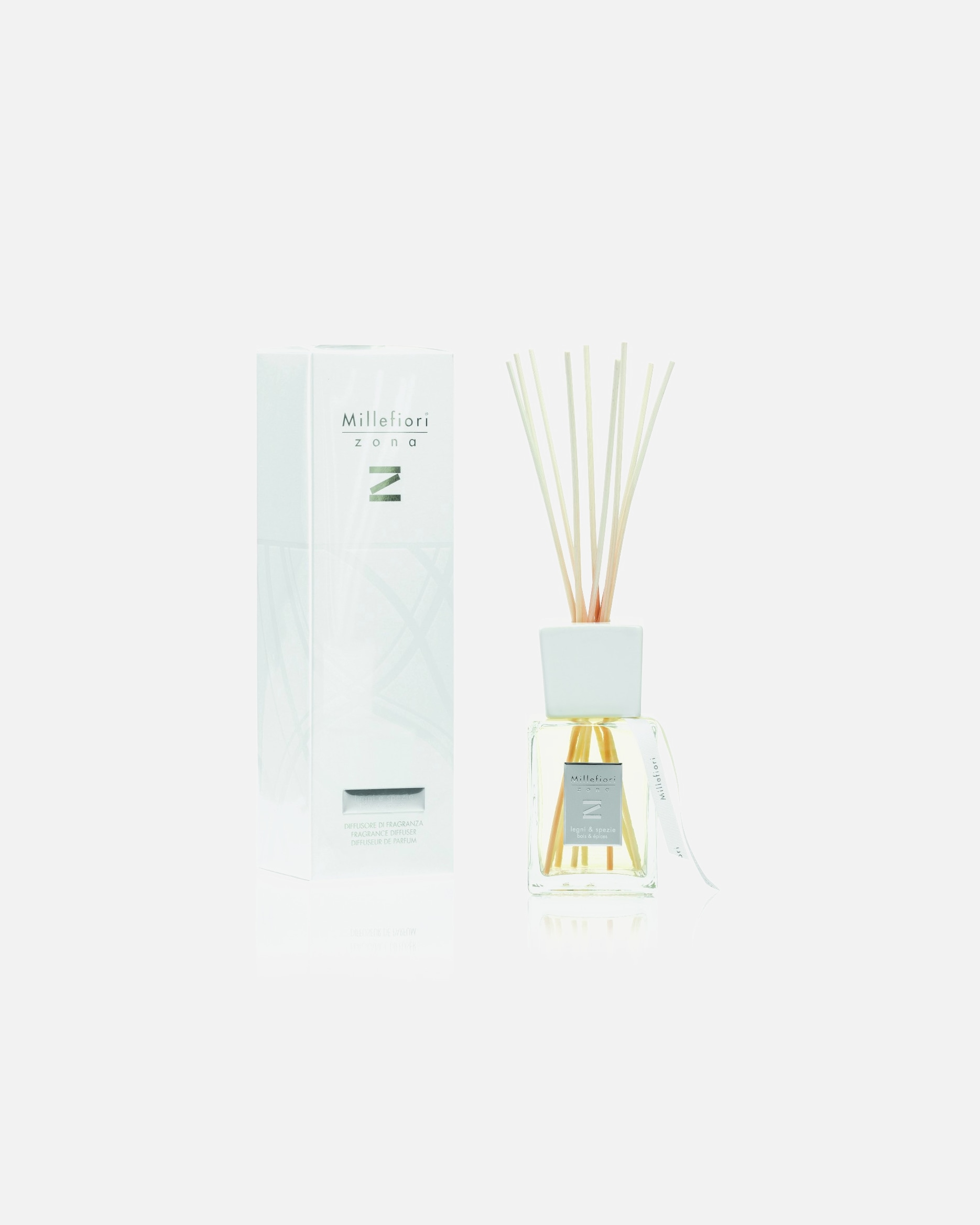 Raumduft für Unisex Millefiori MILANO ZONA Reed Diffuser Legni & Spezie 500 ml