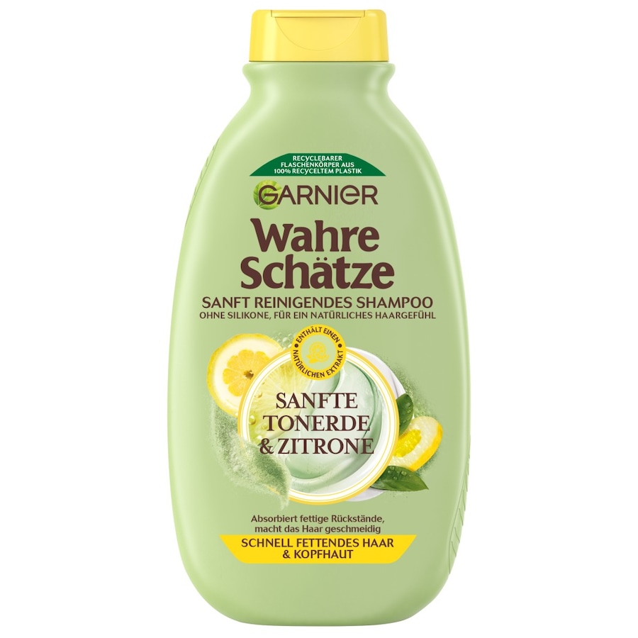 Garnier Wahre Schätze Sanft Reinigendes Tonerde & ZitroneHaare | 300.0 ml | 9,97 / 1.0 l