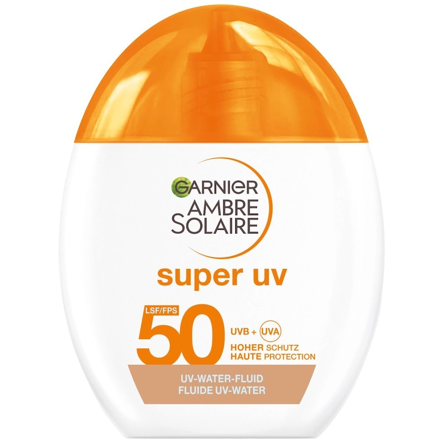 Garnier Ambre Solaire Super UV UV-Water-Fluid Glow LSF 50 Sonnencreme 40 ml