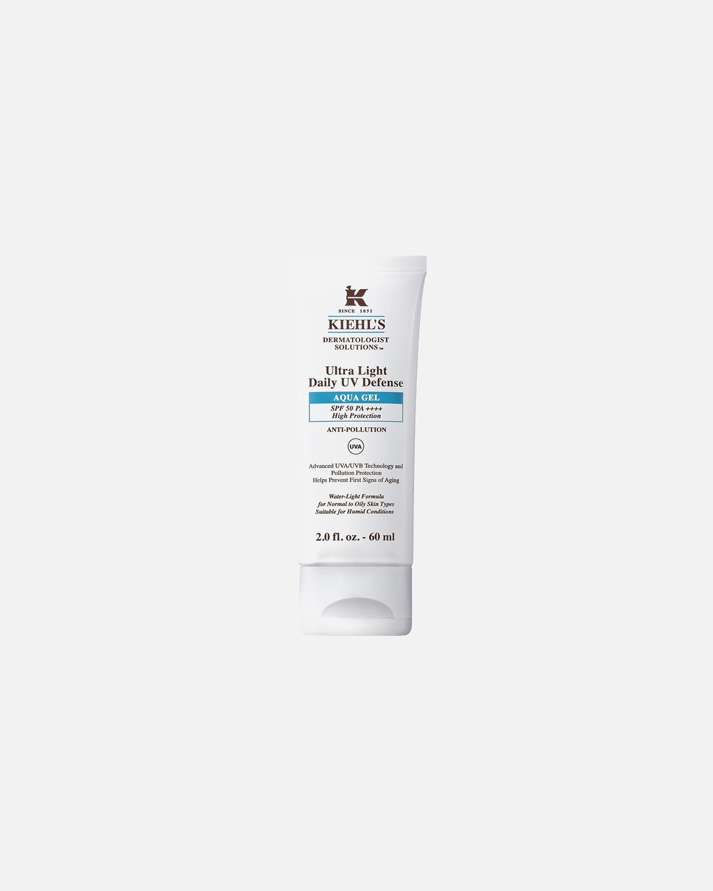 Sonnencreme Körper für Unisex Kiehl’s Ultra Light Daily UV Defense LSF 50 60 ml