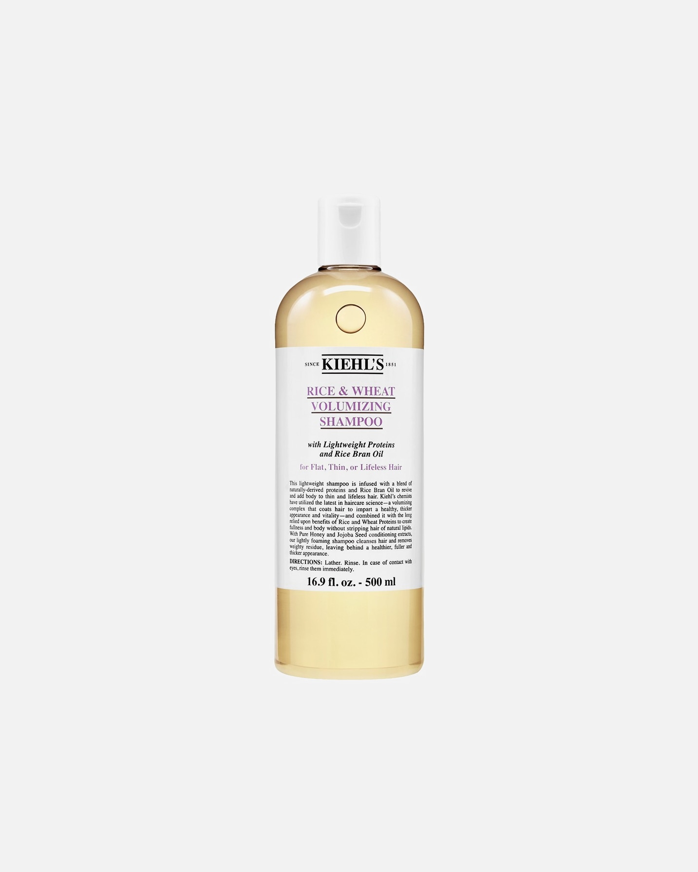 Shampoo für Unisex Kiehl’s Rice & Wheat Volumizing 500 ml