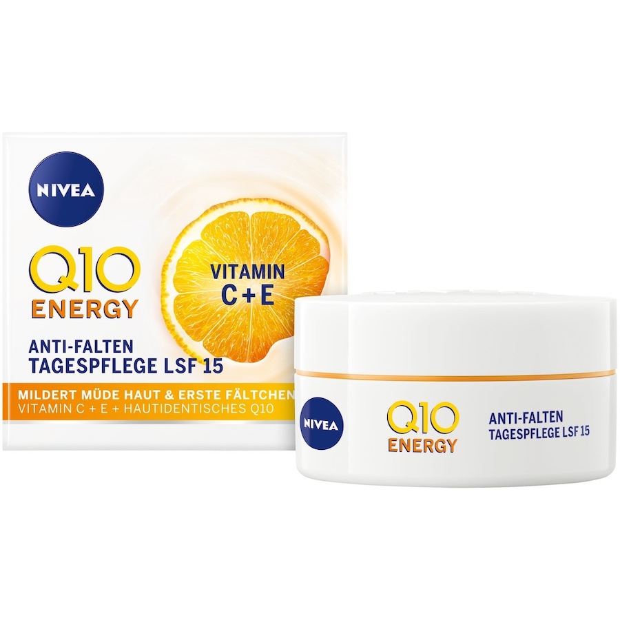 NIVEA Q10 Plus C Anti-Falten + Energy-Booster Tagespflege LSF 15 Anti-Aging Pflege Energy Lsf15 50Ml 50 ml Damen