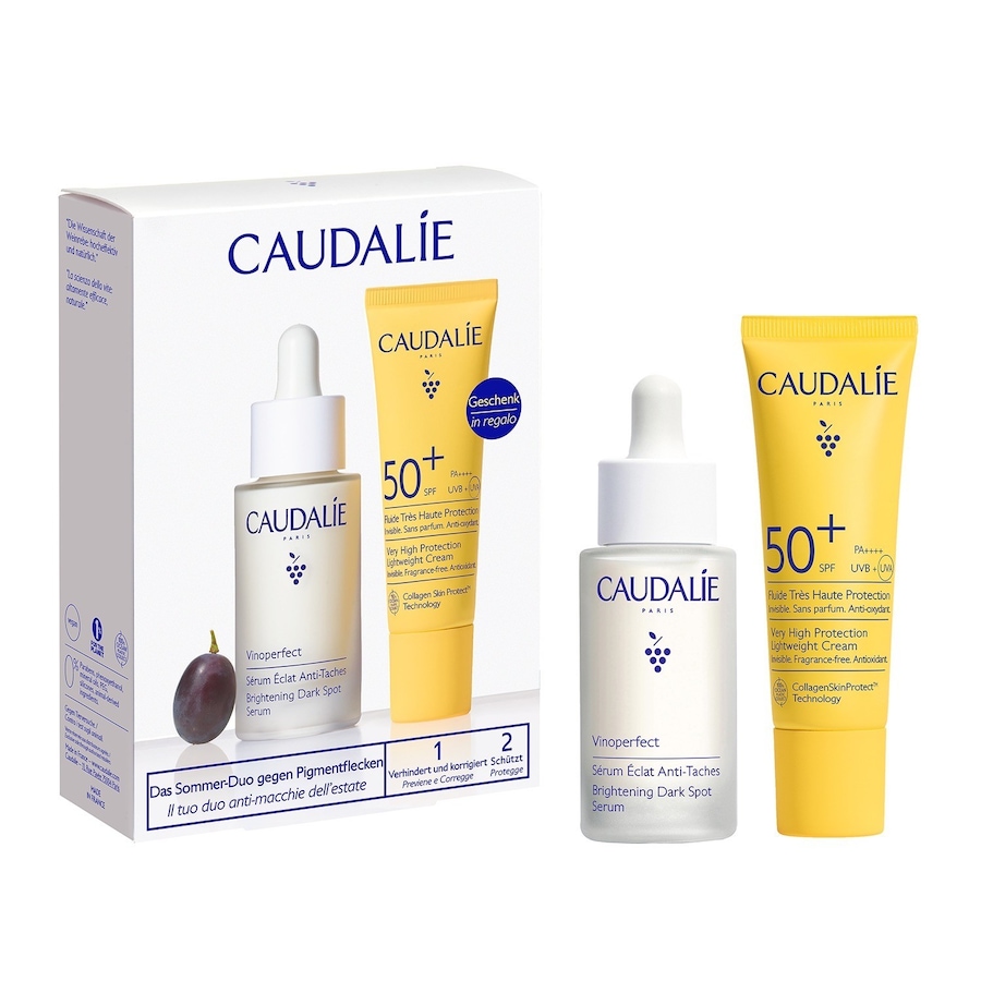 Caudalie Vinoperfect Serum & Sonnenpflege Set 2026 Gesichtspflegeset
