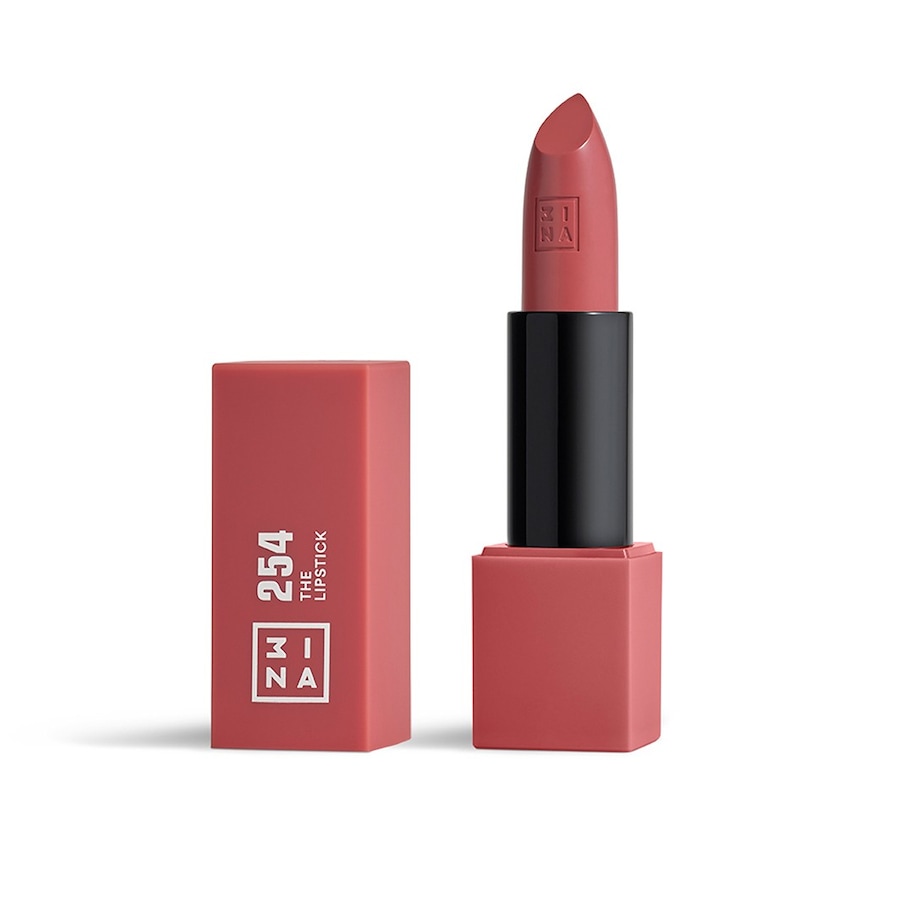 3INA The Lipstick Lippenstift Nr. 254 - Dark Pink Nude 4.5 g Rosegold