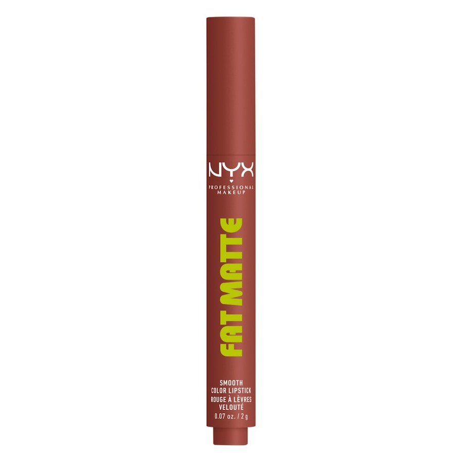 NYX Professional Makeup Fat Matte Smooth Lippenstift 2 g Braun