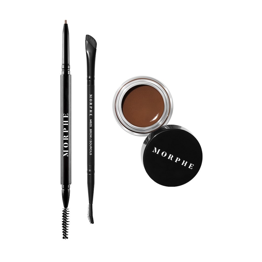 Morphe High Archiever Everyday Essentials Brow Kit Augenbrauen Make-up Set LATTE Braun