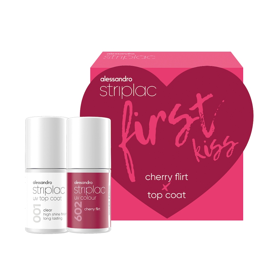 Alessandro Striplac Set First Kiss Nagelpflegeset Pink