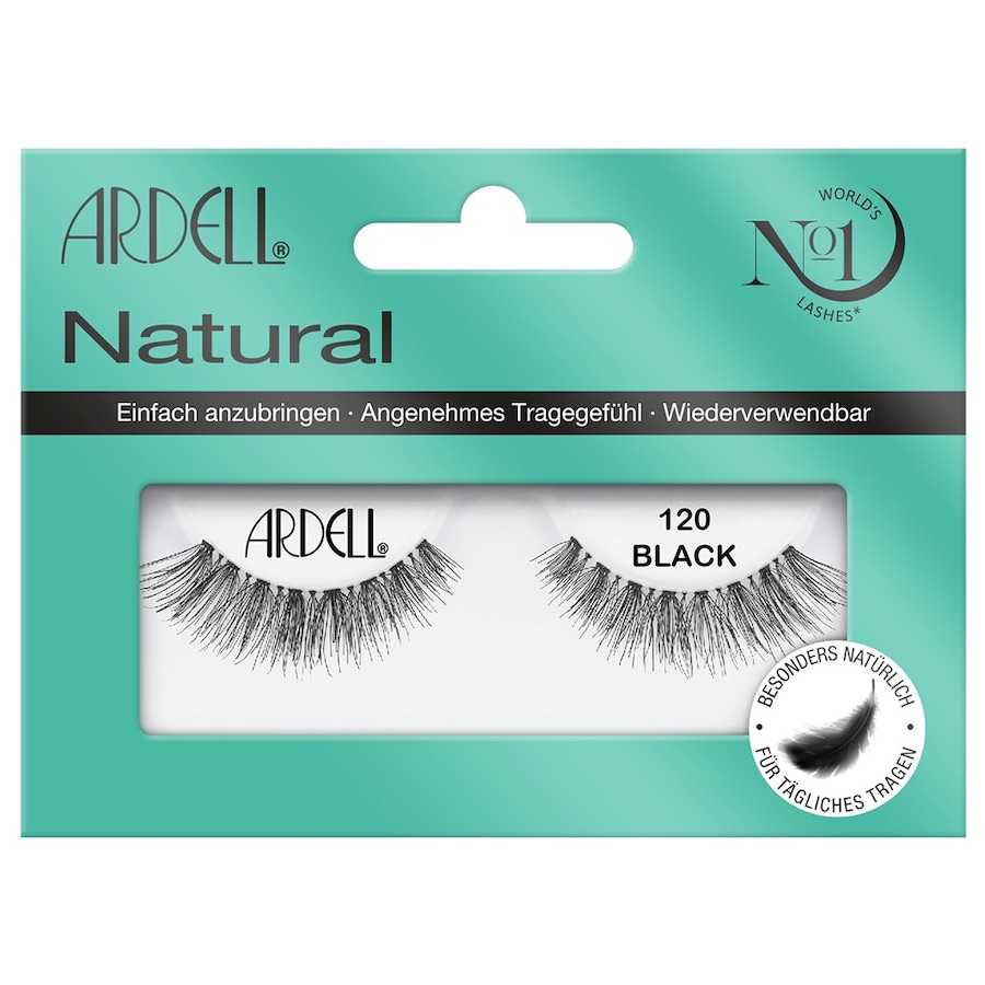 Ardell Natural Fashion Lashes 120 Künstliche Wimpern Black Schwarz