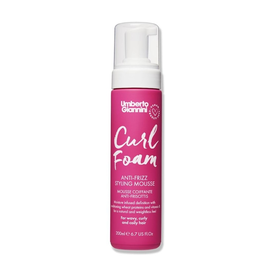 Umberto Giannini Curl Foam Anti-Frizz Styling Mousse Schaumfestiger 200 ml Damen