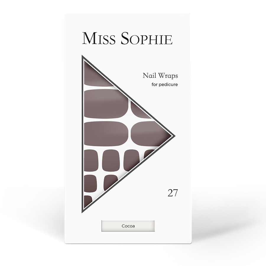 Miss Sophie Nail Wraps for pedicure Nagelsticker Cocoa