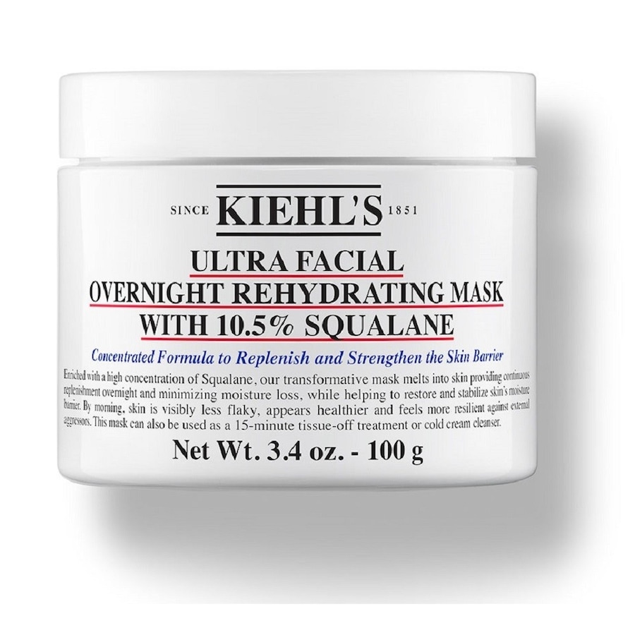 Kiehl’s Ultra Facial Overnight Rehydrating Mask with 10,5% SqualaneGesicht | 100.0 ml | 349,90 / 1.0 l