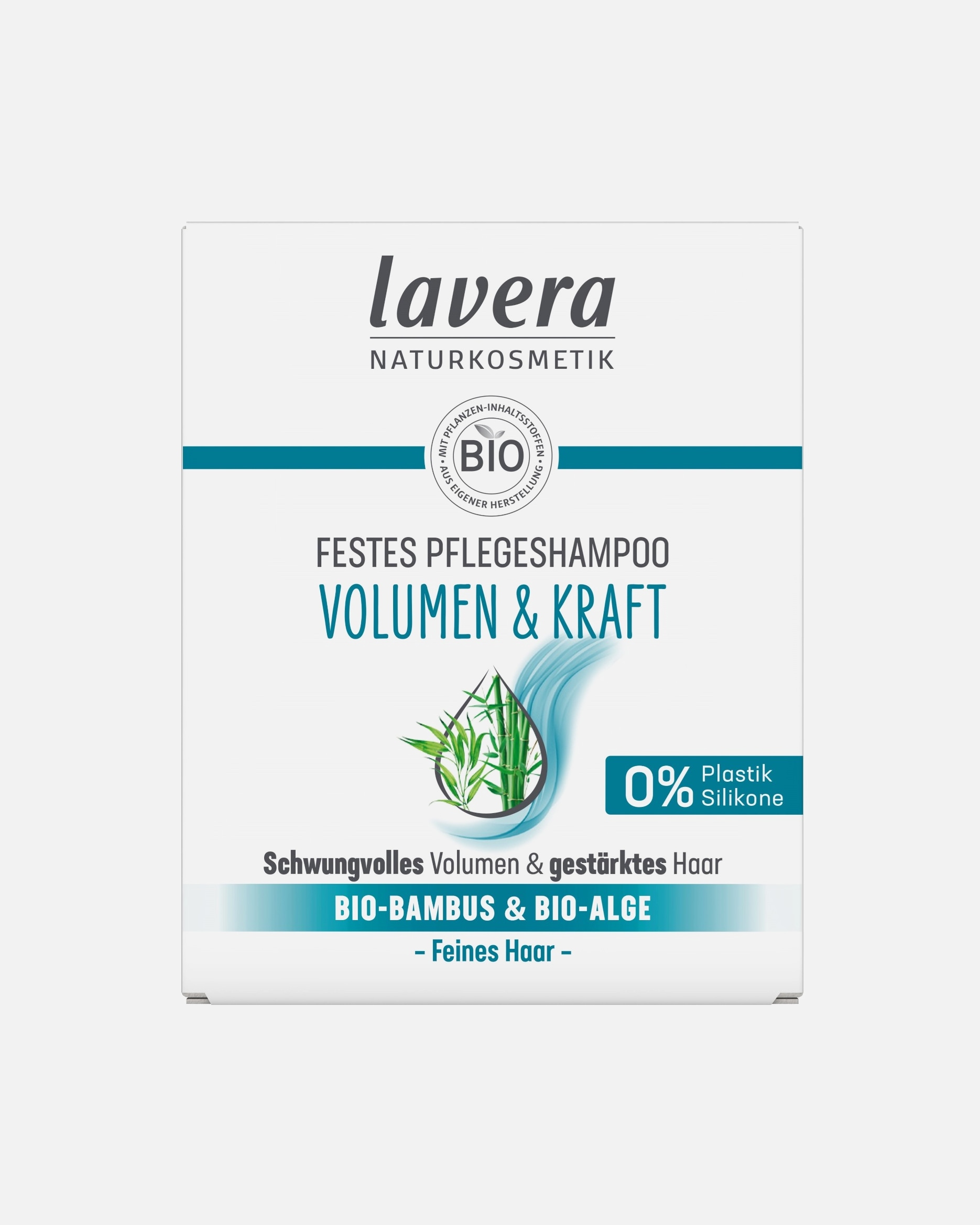 Trockenshampoo für Weiblich lavera Festes Pflegeshampoo Volumen & Kraft 50 g