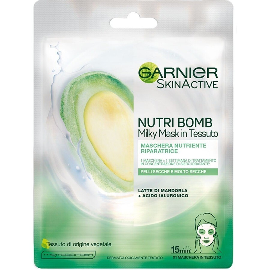 Garnier Skin Active NutriBomb Milky Mask Tuchmaske 28 g Damen