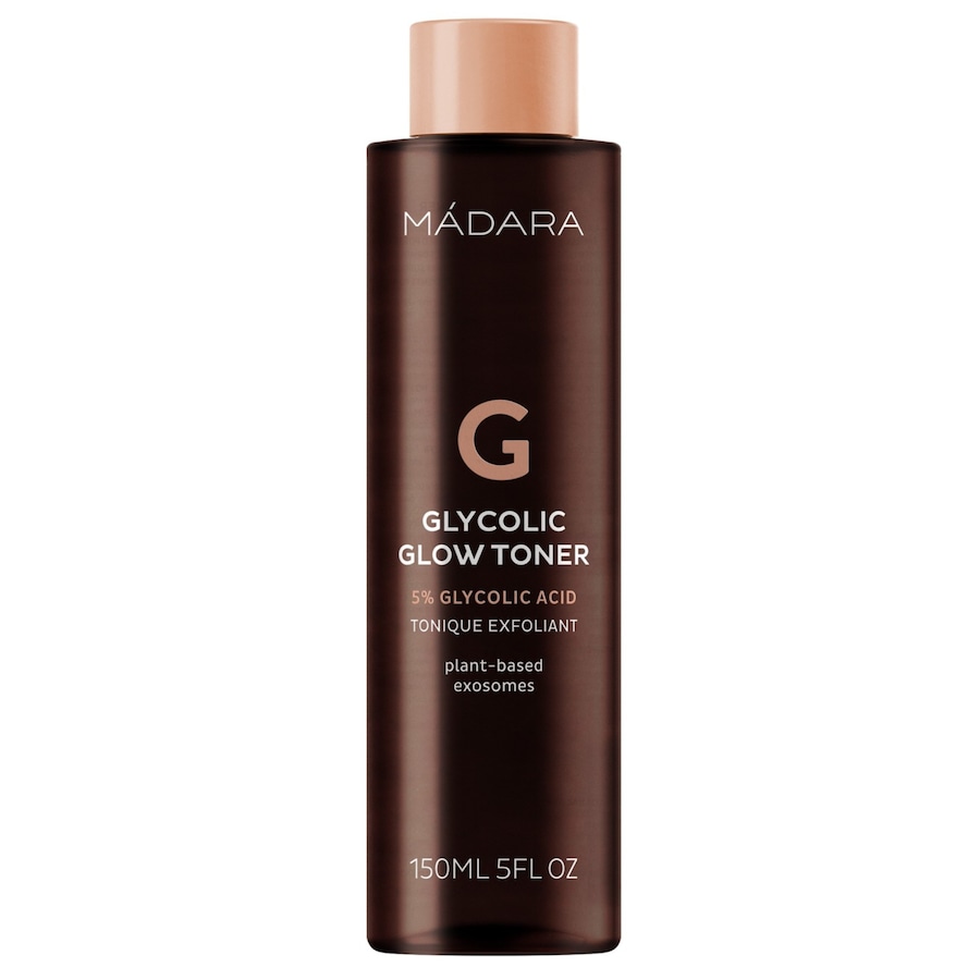 MÁDARA 5% Glycolic Glow Glycolsäure-Gesichtswasser Gesichtstoner 150 ml