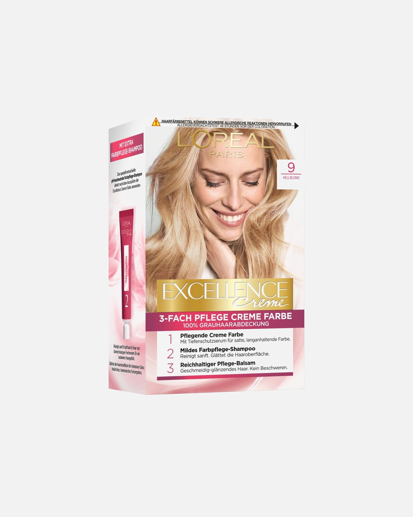 Haarfarbe für Weiblich L’Oréal Paris Excellence Crème Nr. 9 - Hellblond
