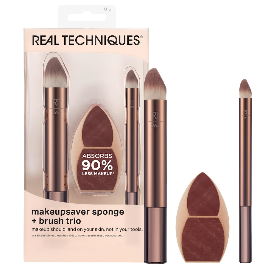 Real Techniques Makeupsaver Sponge + Brush TrioMake-up | 3.0 pieces | 9,33 / 1.0 pieces