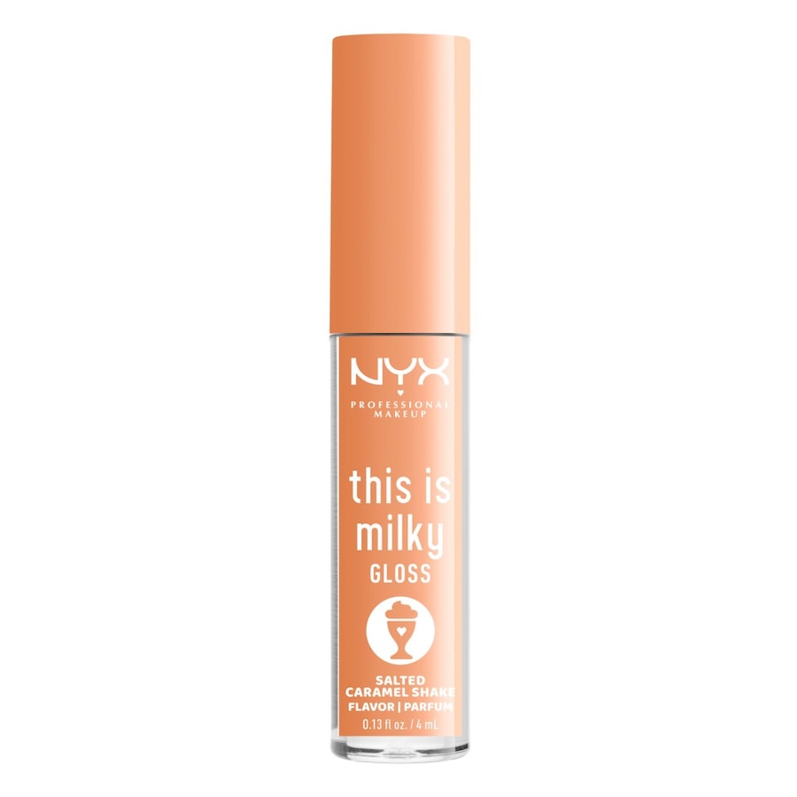 NYX Professional Makeup This is Milky Gloss Flavor Lipgloss Nr. 18 - Salted Caramel Shake 4 ml Hellbraun