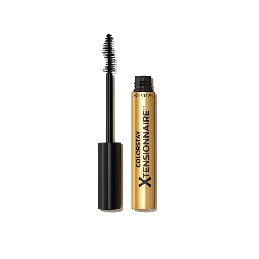 Revlon ColorStay Xtensionnaire Verlängerungsmascara, mit Pro-Vitamin B5, hält bis zu 24 Stunden, 201 Blackest Black Mascara 8.3 g Grau