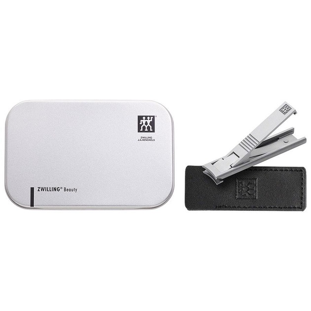 ZWILLING Beauty Premium Compact Nail Clippers, Metal Box
