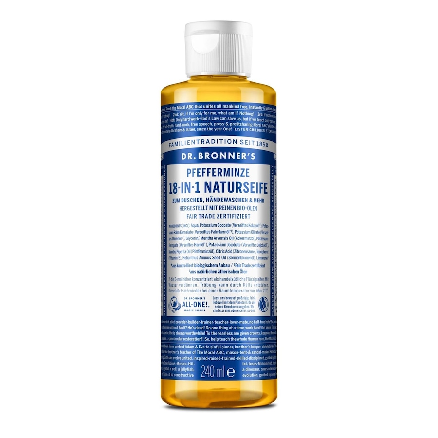 Dr. Bronner's 18-in-1 NATURSEIFE Pfefferminze Duschgel 240 ml