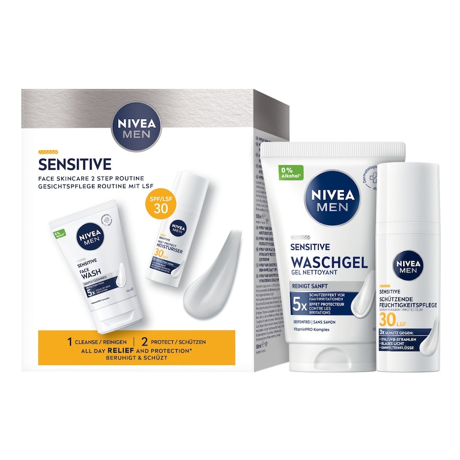 NIVEA MEN Sensitive Routine Set Gesichtspflegeset Herren