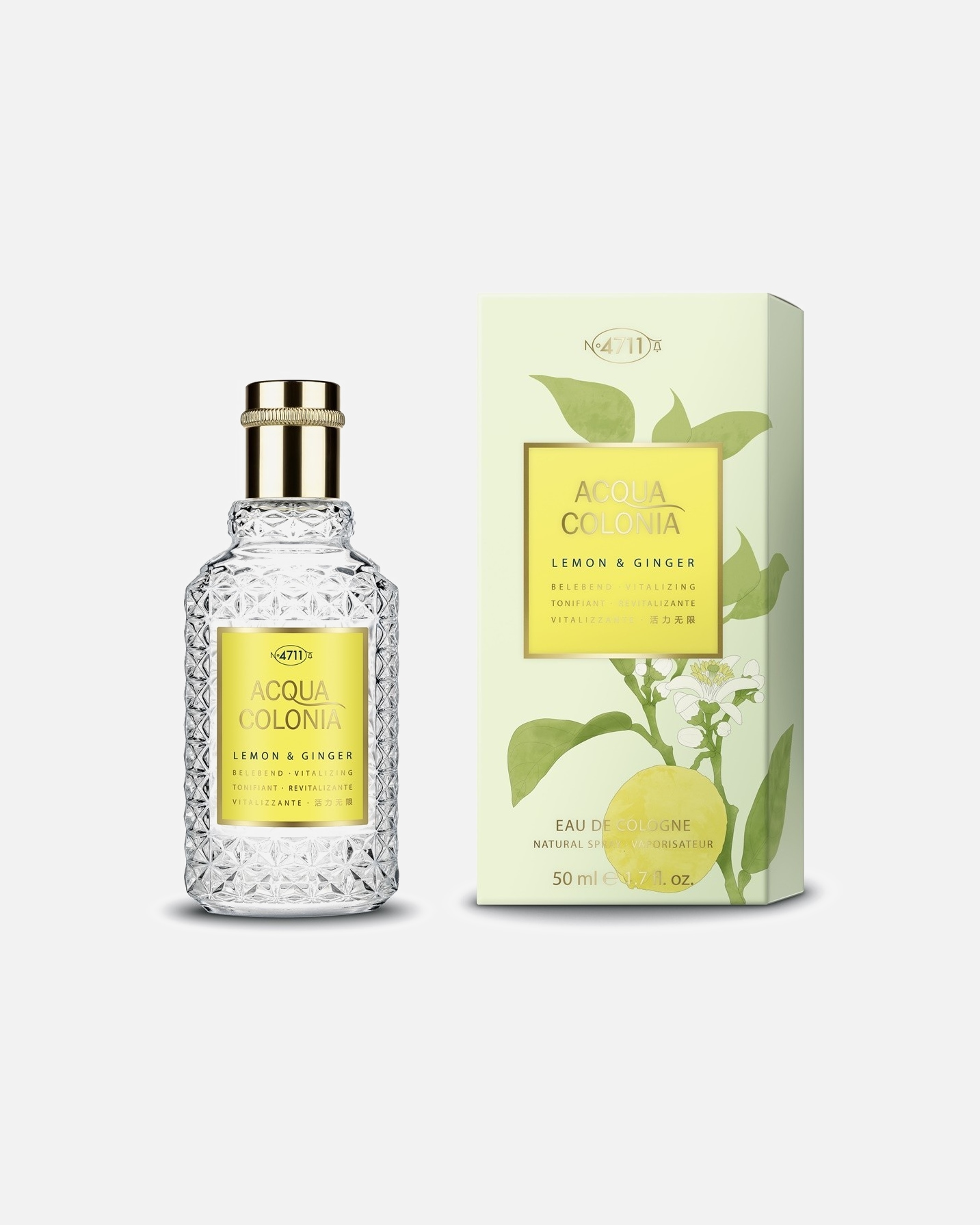 Eau de Cologne für Unisex 4711 Acqua Colonia Lemon & Ginger Aqua Colonia 50 ml