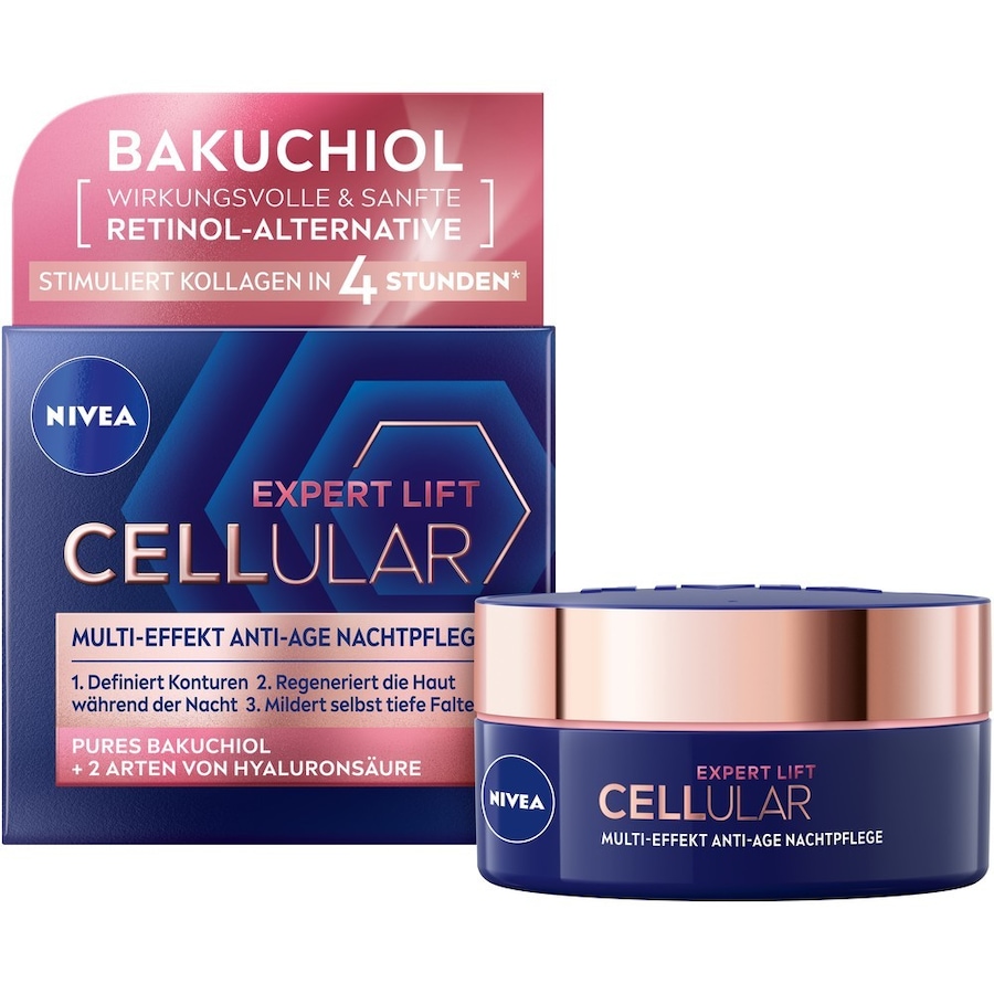 NIVEA MEN Multi-Effekt Anti-Age mit Bakuchiol Nachtcreme 50 ml Damen