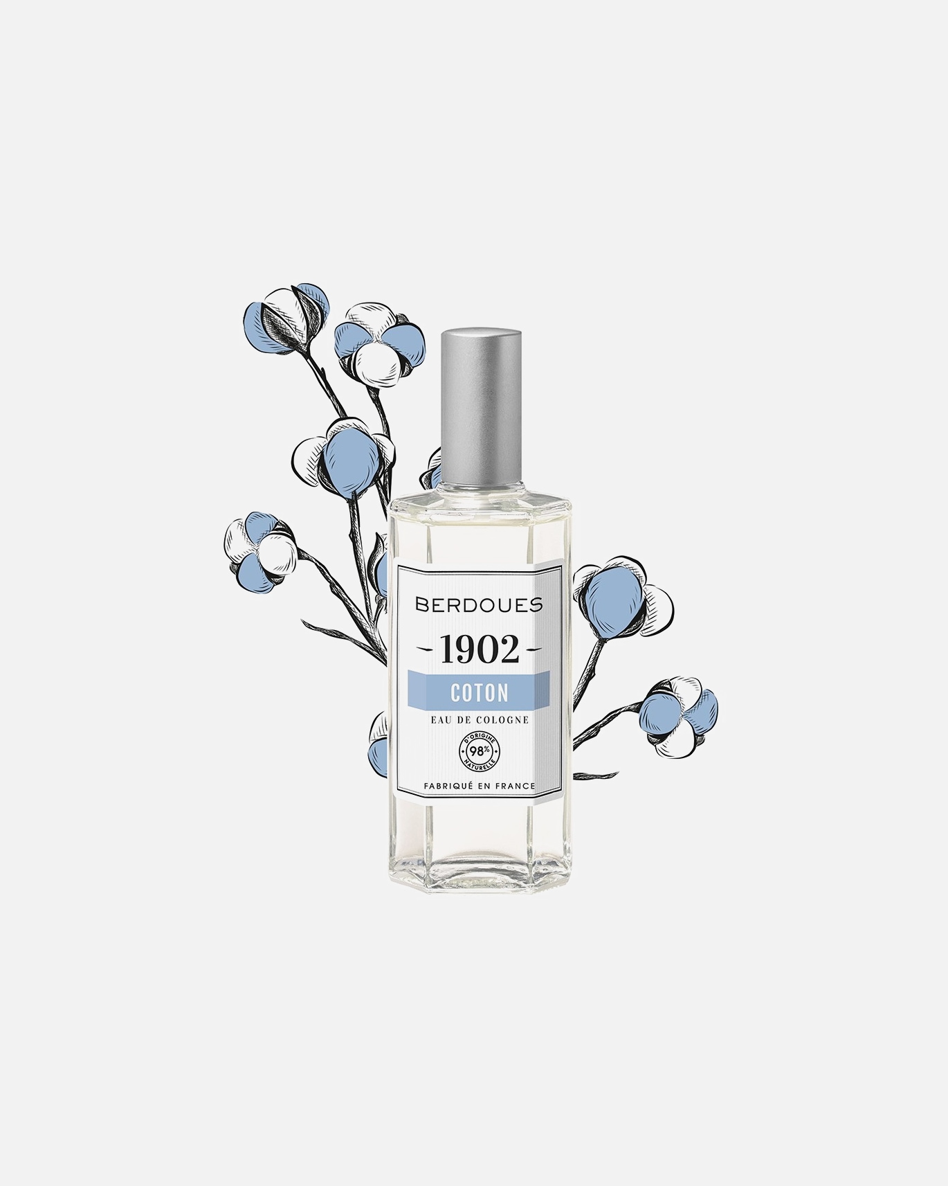 Eau de Cologne für Weiblich Berdoues Coton 125 ml