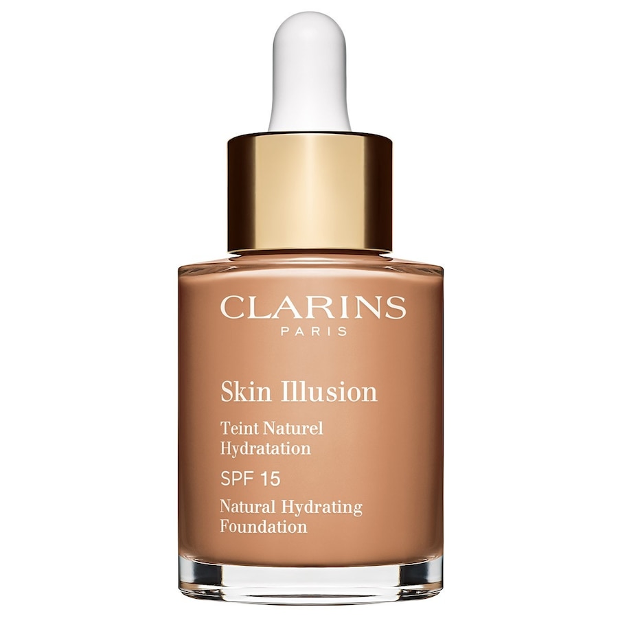 Clarins Skin Illusion SPF 15 Foundation 112 - AMBER 30 ml Hellbraun