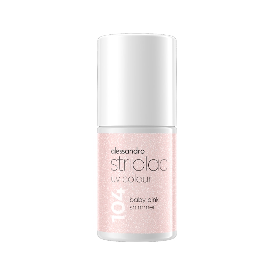 Alessandro Striplac Uv Colour UV-Nagellack Baby Pink Shimmer 6.5 ml Nude